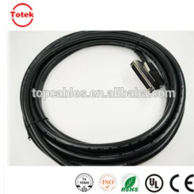 SCSI 68 POS CN TYPE MALE CABLE HARNESS WITH 60 degree Metal Junction Shell